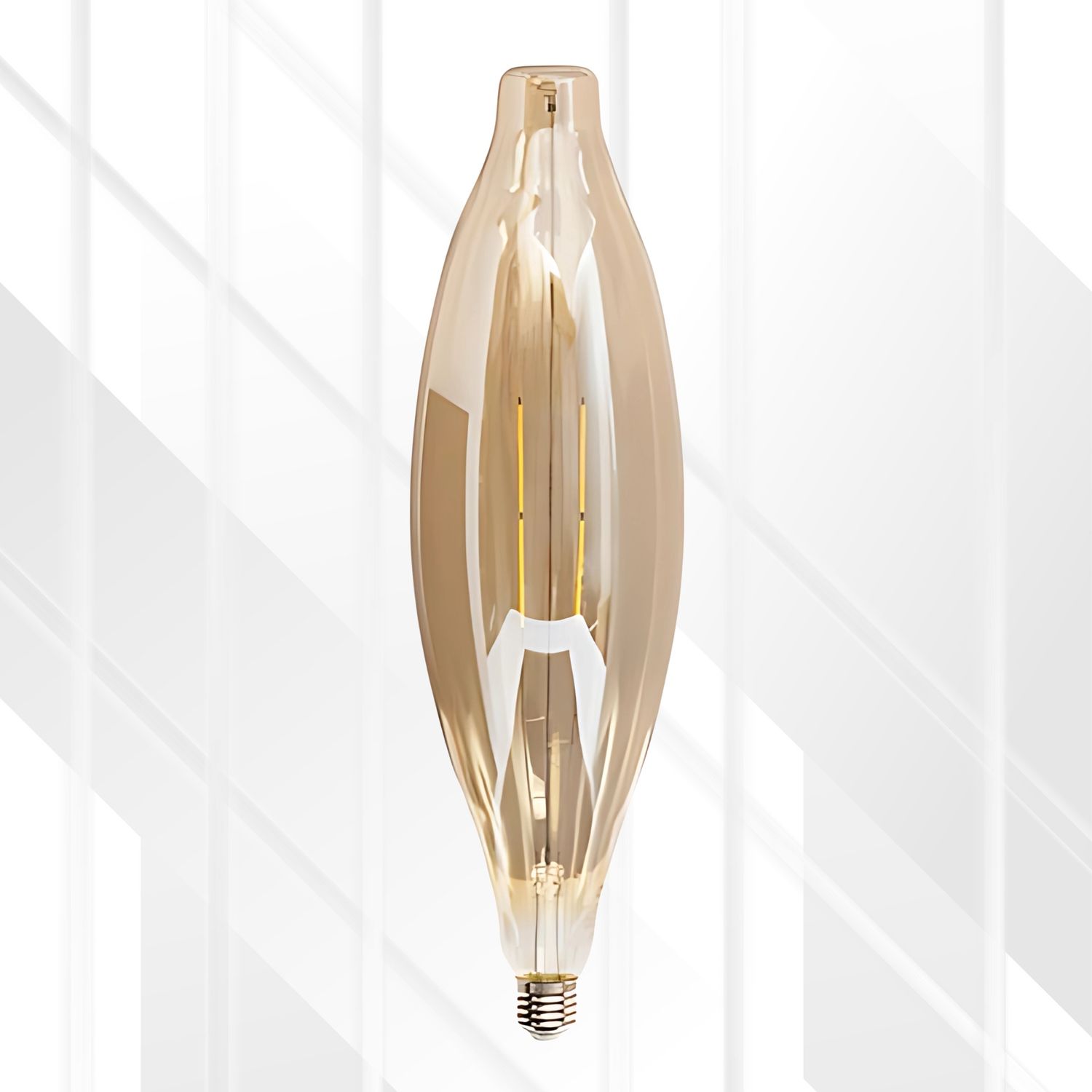 Filament Amber 8W LED E27 2700K 117x420mm