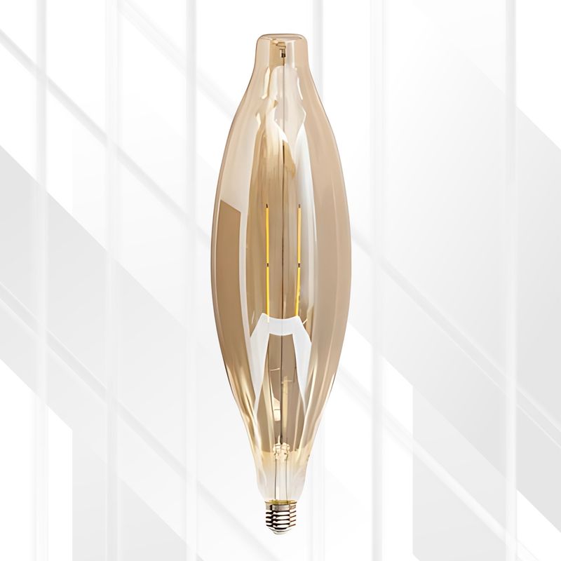Filament Amber 8W LED E27 2700K 117x420mm