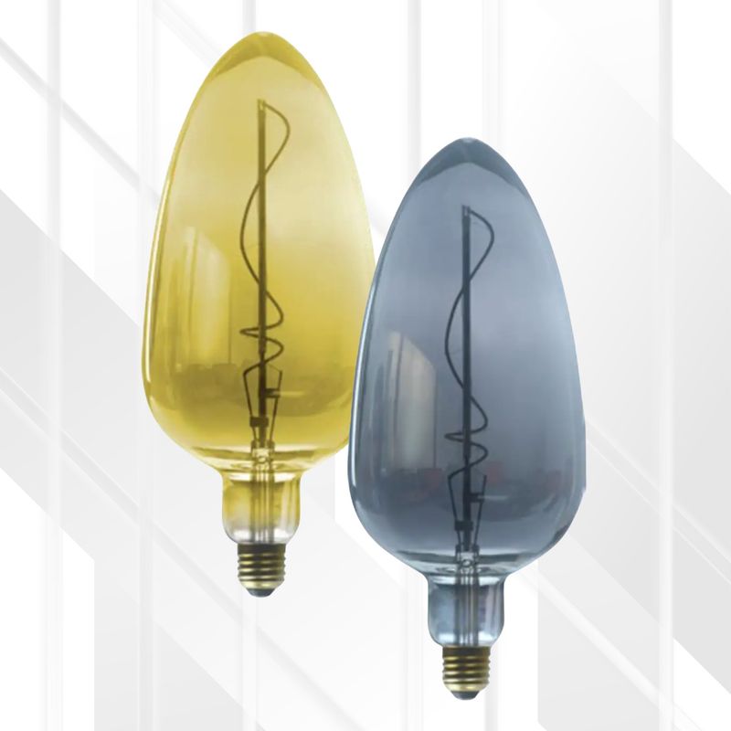 4W E27 LED C120 Spiral Filament Bulb