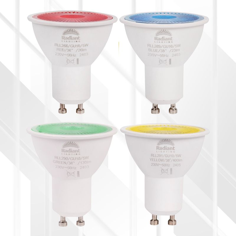 GU10 Coloured 5W LED