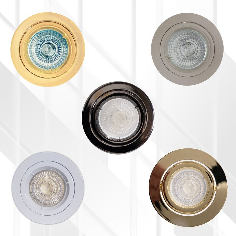 Straight Twist Downlight 80mm Dia (Fitting)