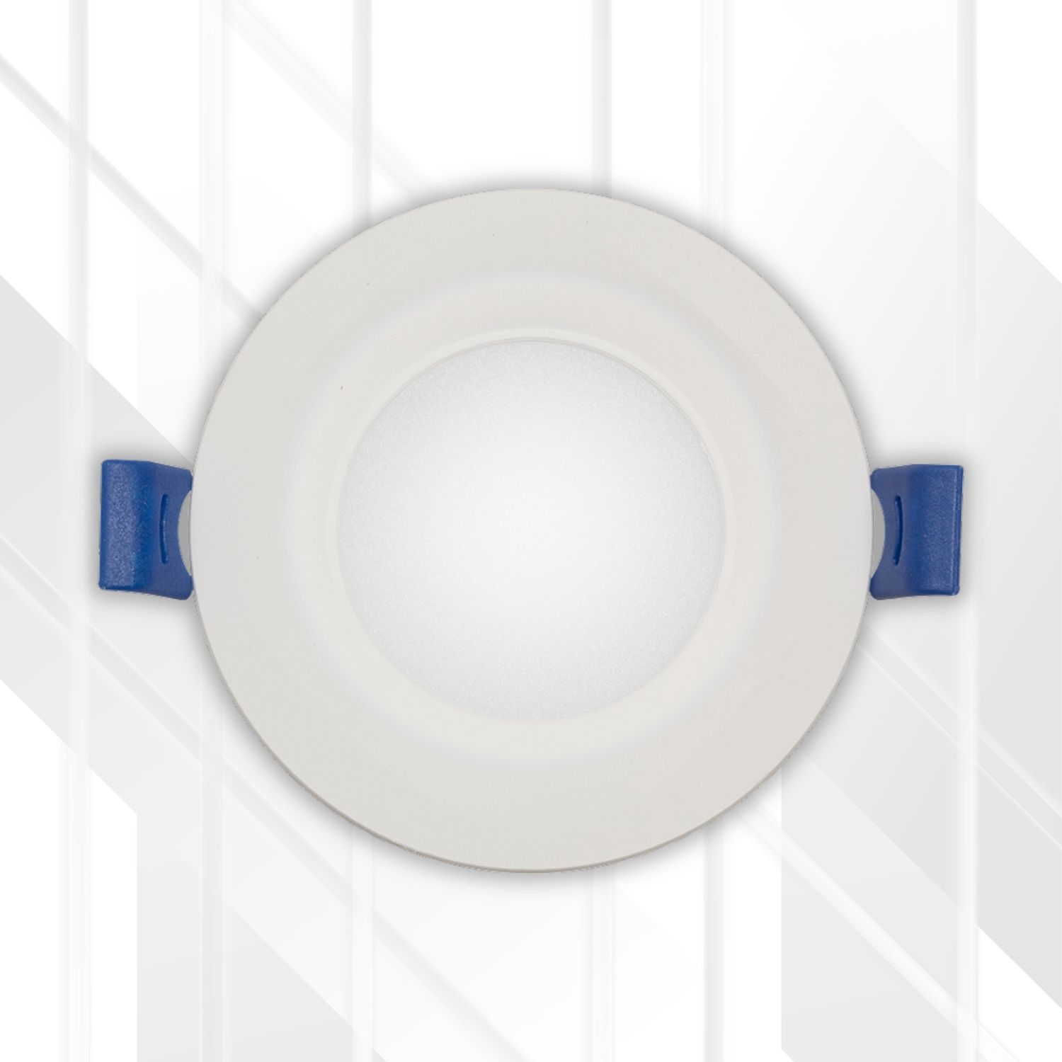 LED Round Panel Downlight INT White, Size: 3W (100mm)