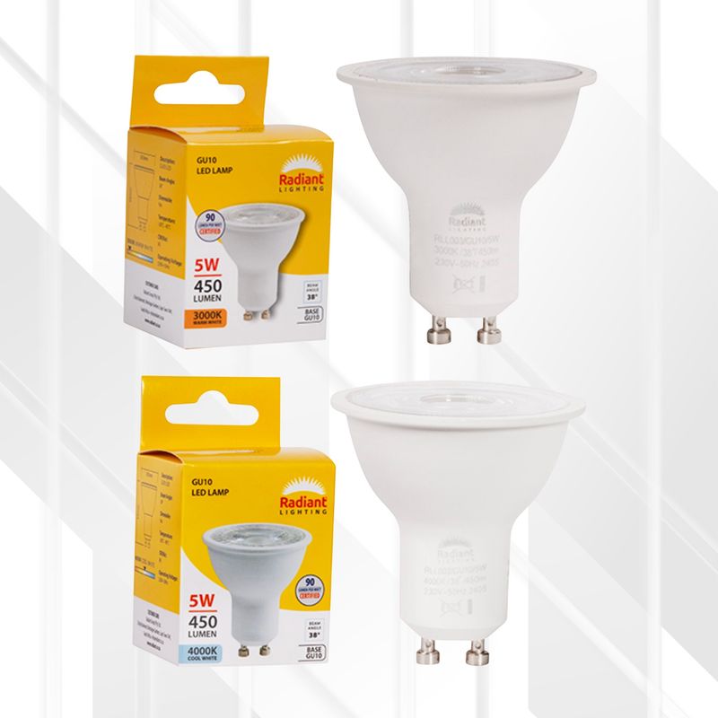 GU10 Clear Lens 5W LED