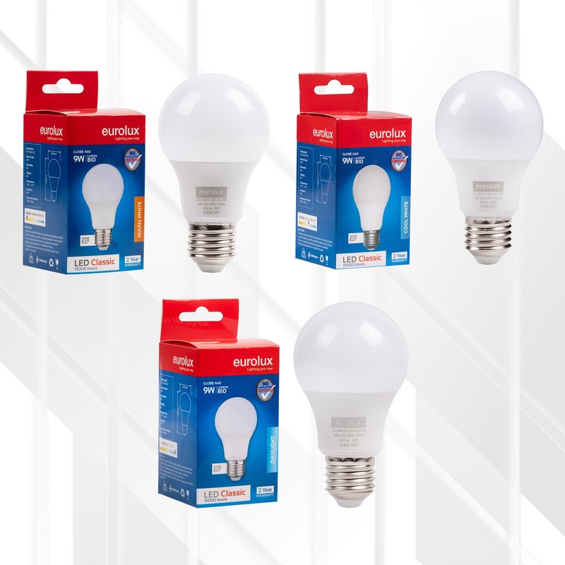 A60 Classic Core E27 9W LED