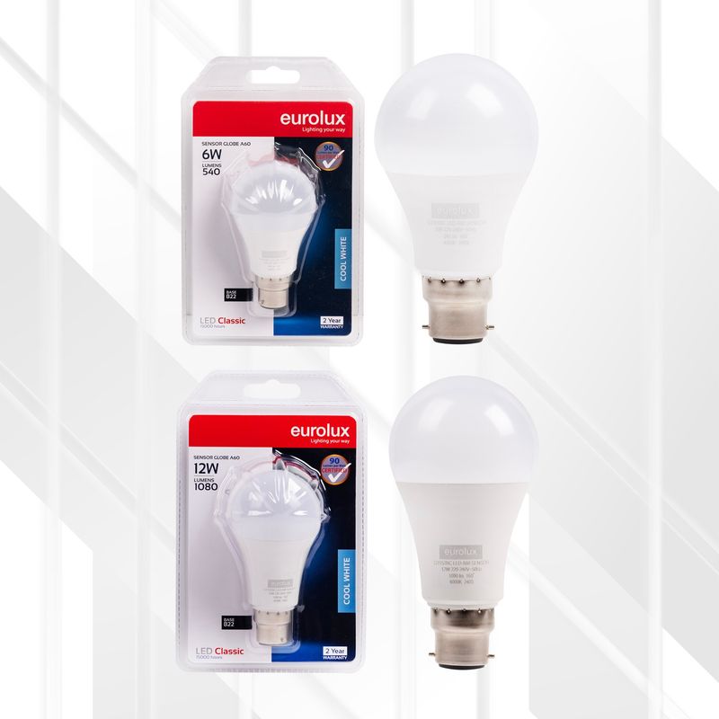 A60 Classic Day/Night Sensor LED B22 4000K