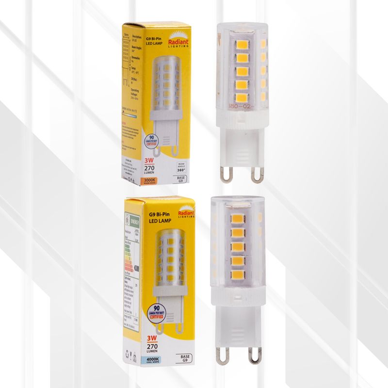 Bi-Pin 3W LED G9 230V