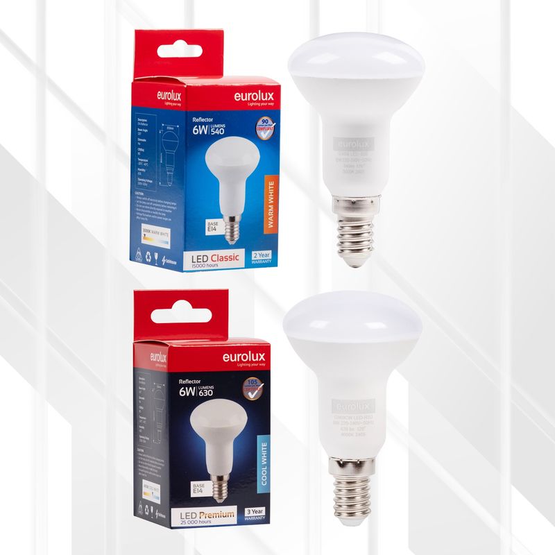 R50 Reflector Premium 6W LED E14