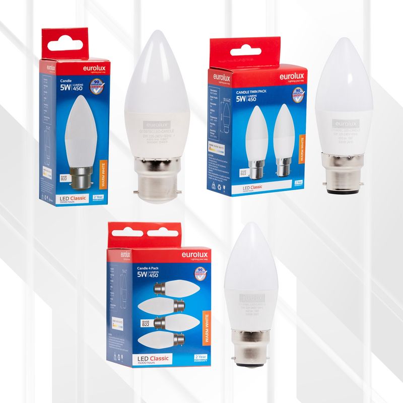 Candle Classic 5W LED B22 3000K