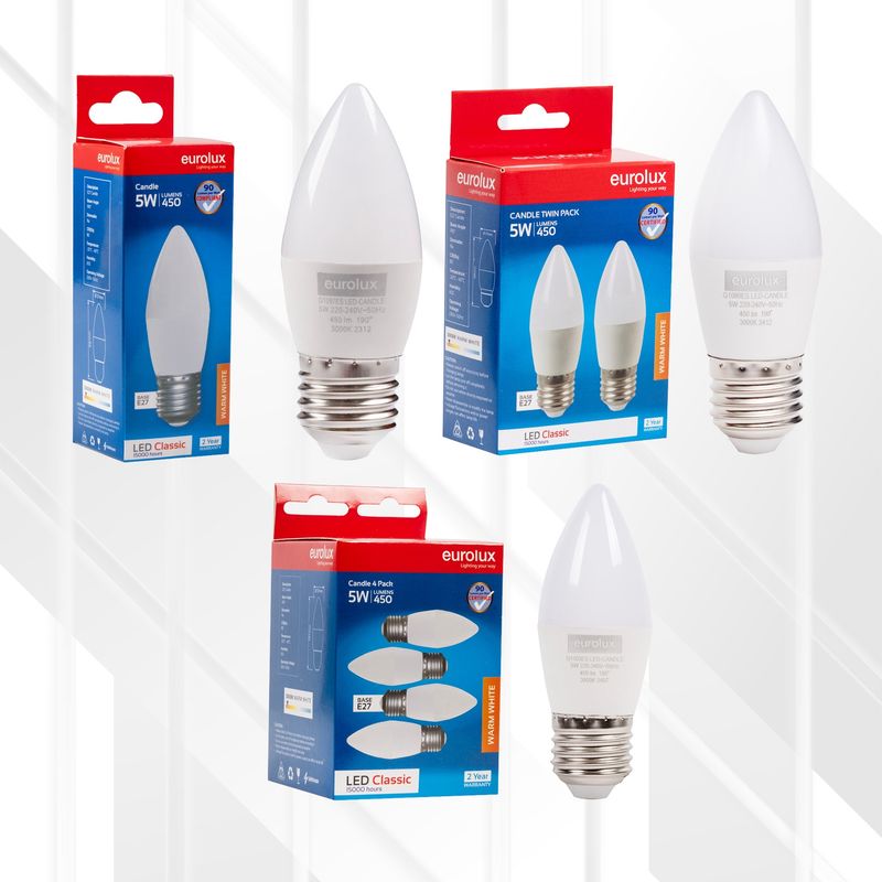 Candle Classic 5W LED E27 3000K