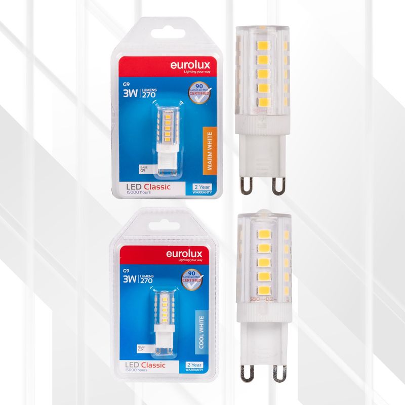 Bi-Pin Classic 3W LED G9 230V