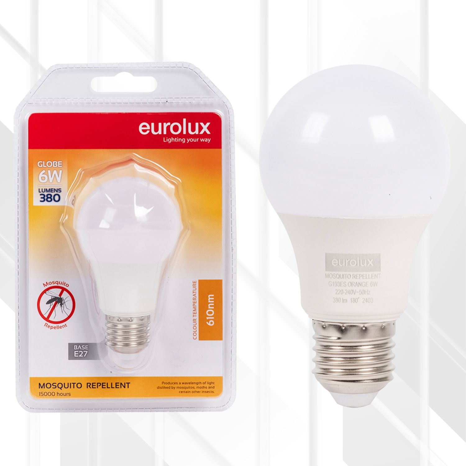 Mosquito Repellent Globe 6W LED E27