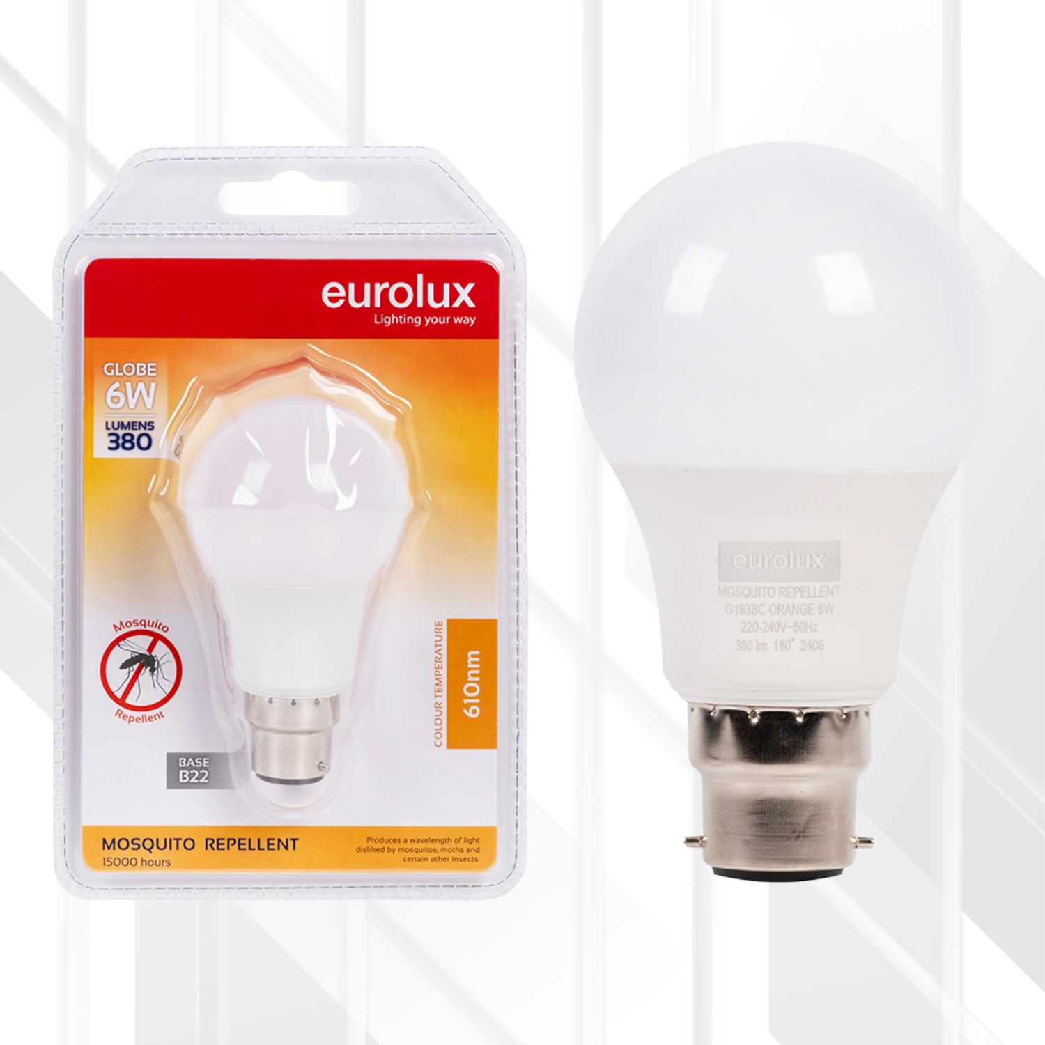 Mosquito Repellent Globe 6W LED B22