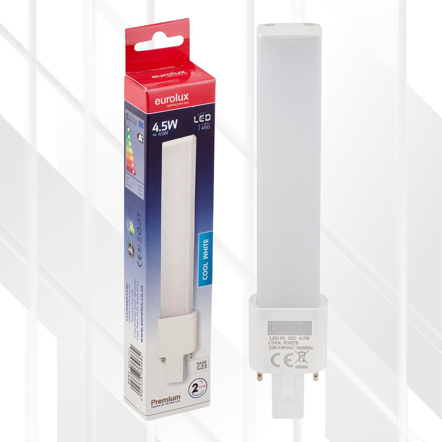 PL 2Pin Premium 4.5W LED G23 4000K