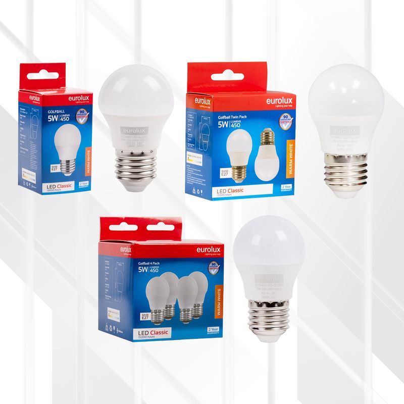 Golfball Classic 5W LED E27 3000K