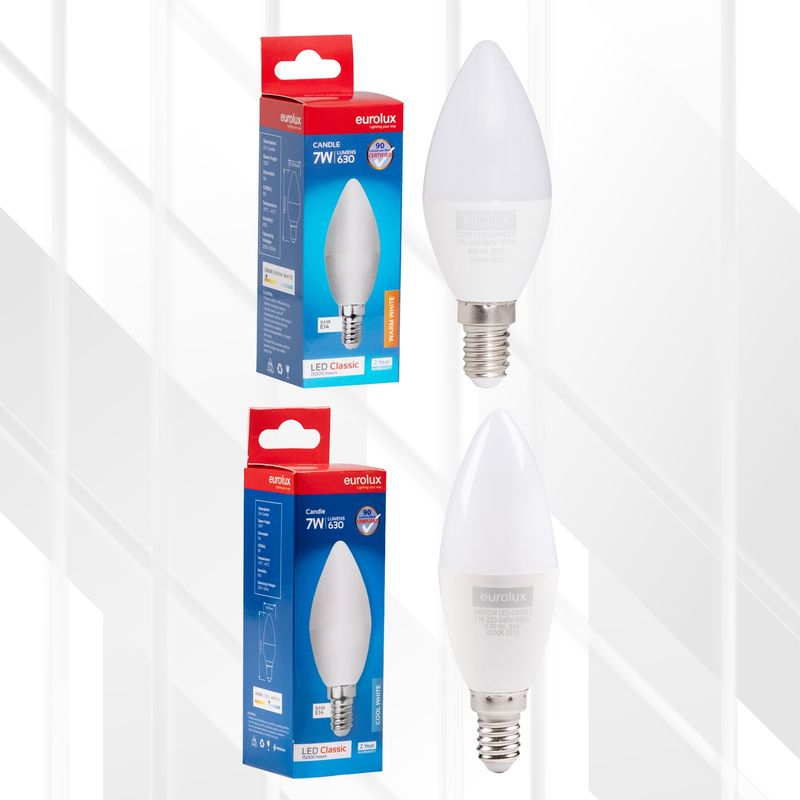 Candle Plastic Classic 7W LED E14