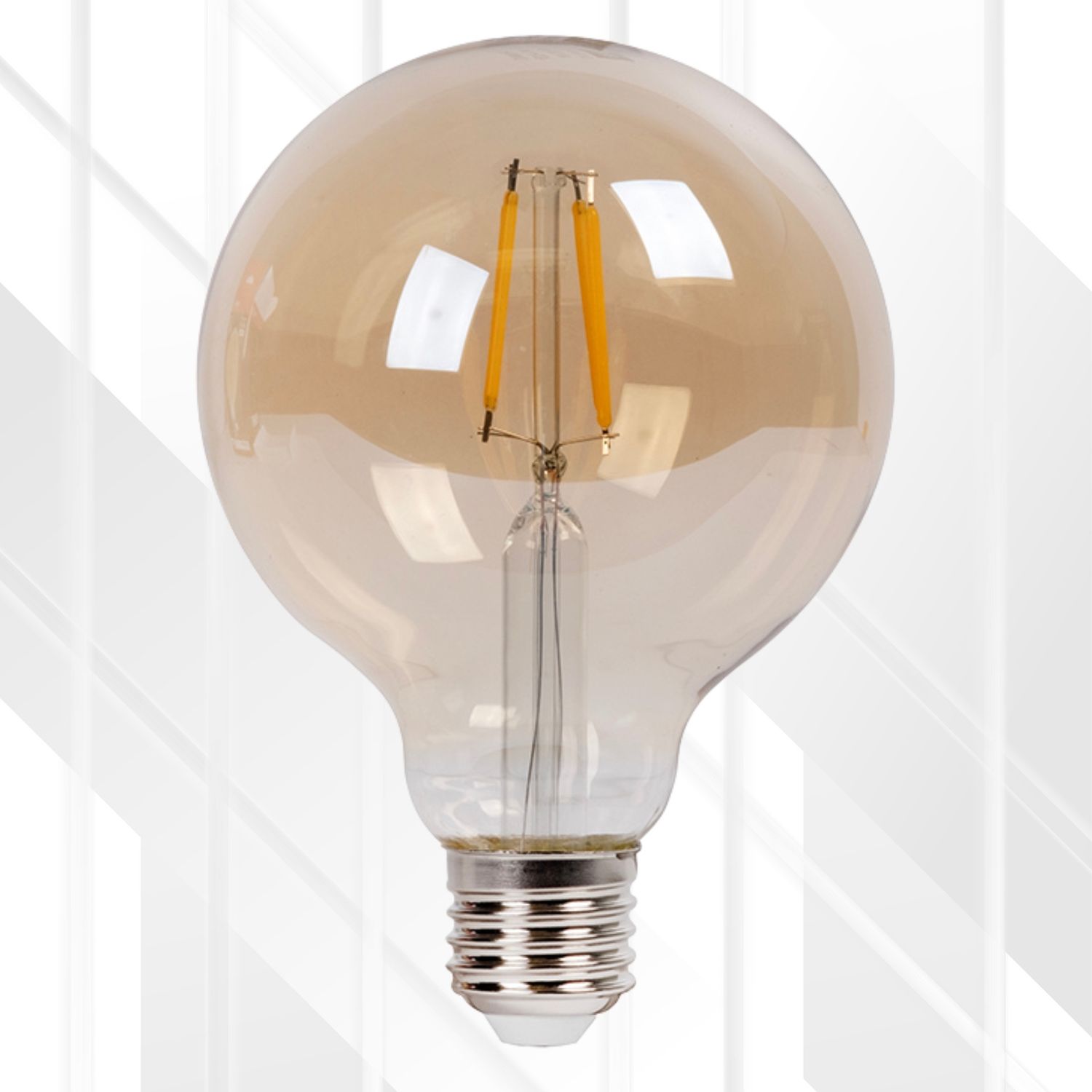 Mini Maxi Globe G95 Filament Amber 4W LED E27 2700K Dimmable