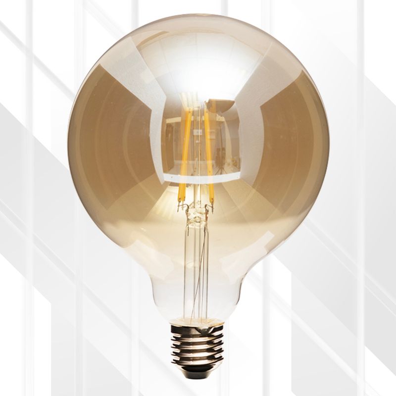 Maxi Globe G95 Filament Amber 8W LED E27 2700K Dimmable