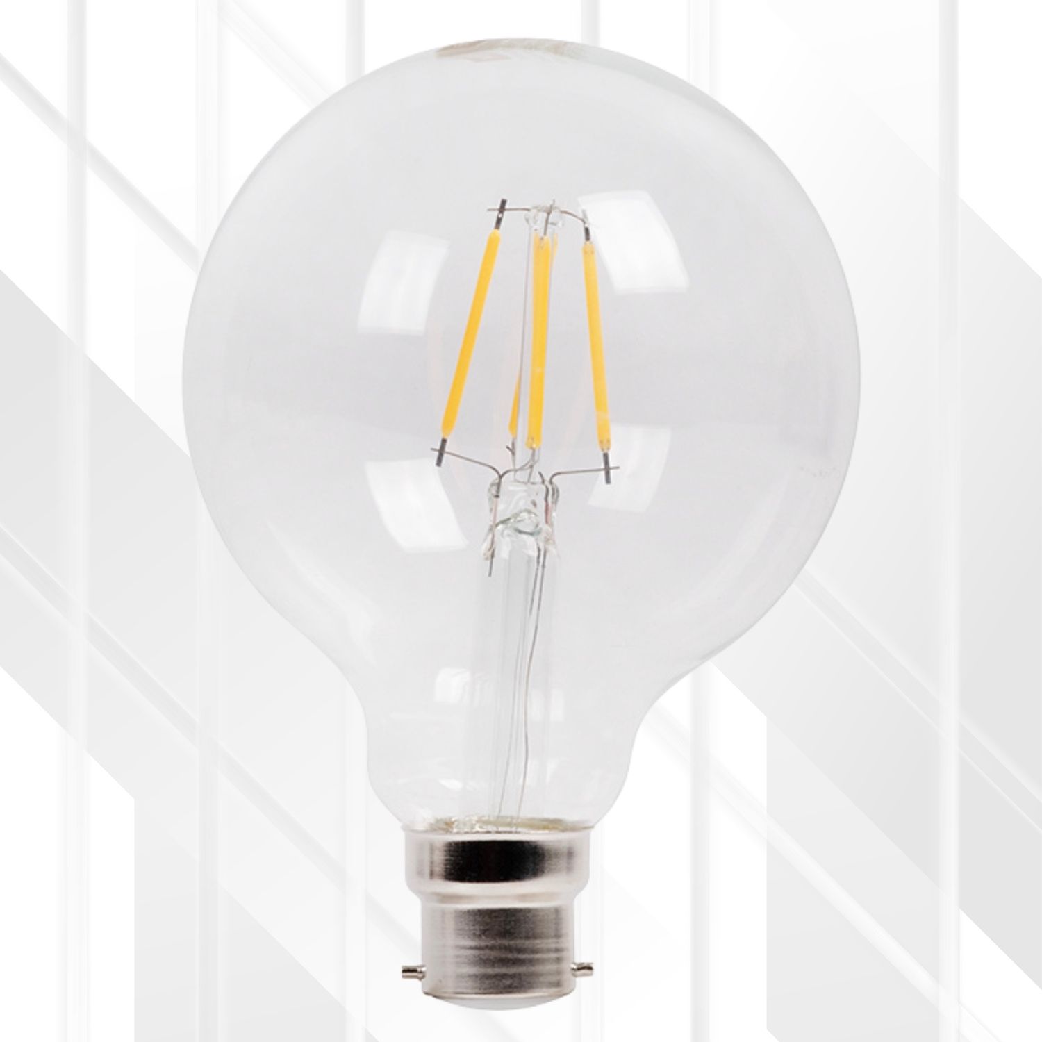 Mini Maxi Globe G95 Filament 4W LED B22 3000K Dimmable