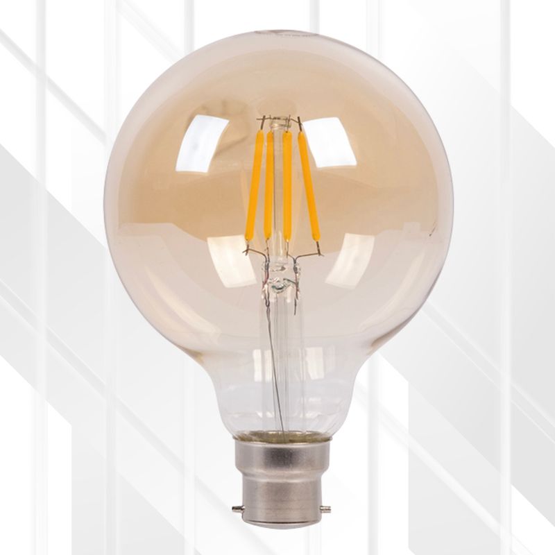 Maxi Globe G95 Filament Amber 4W B22 2700K