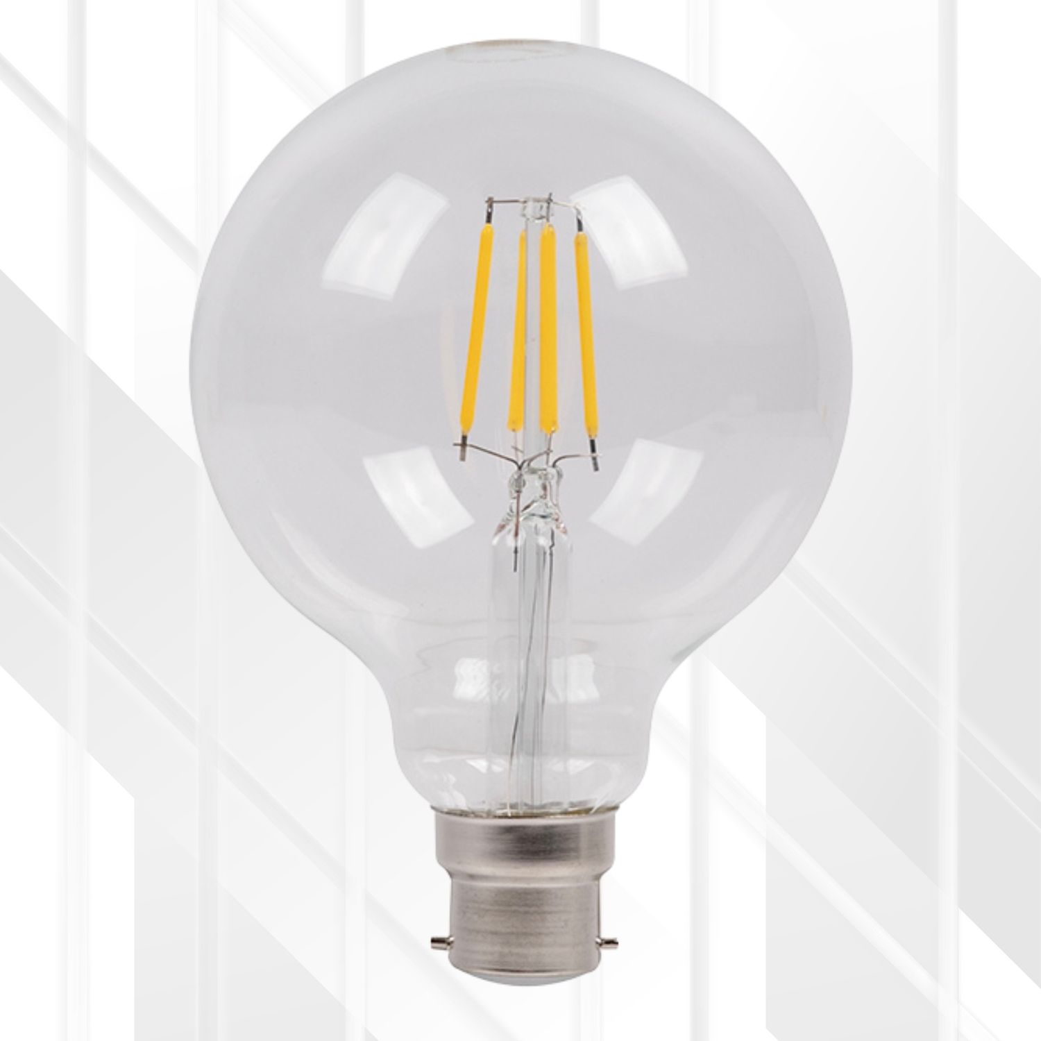 Maxi Globe G95 Filament Clear 4W B22 3000K