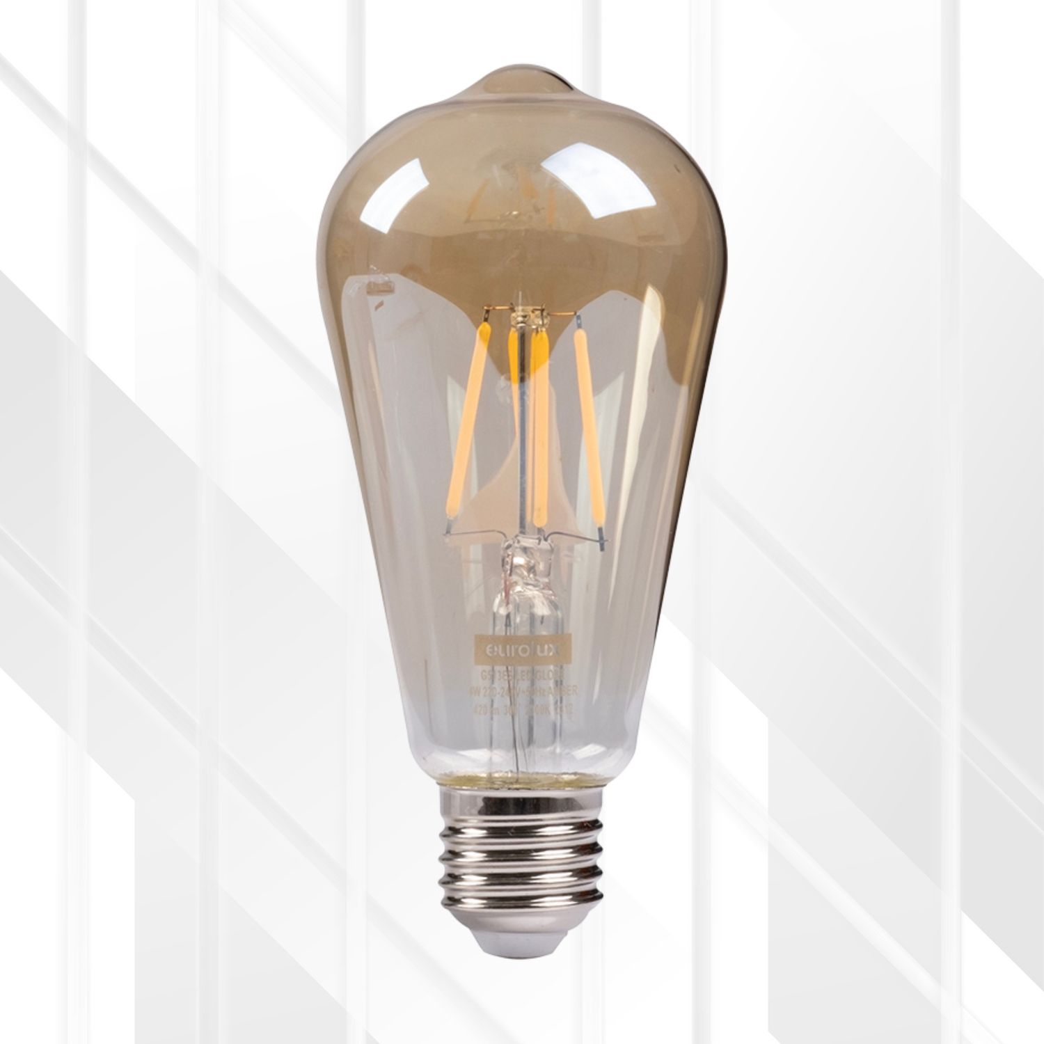 Pear Nipple Filament 4W LED E27 2700K Amber