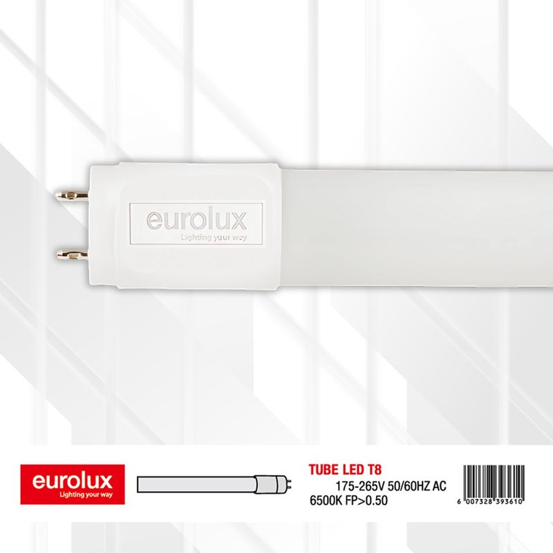 T8 Opal Glass LED Tube G13