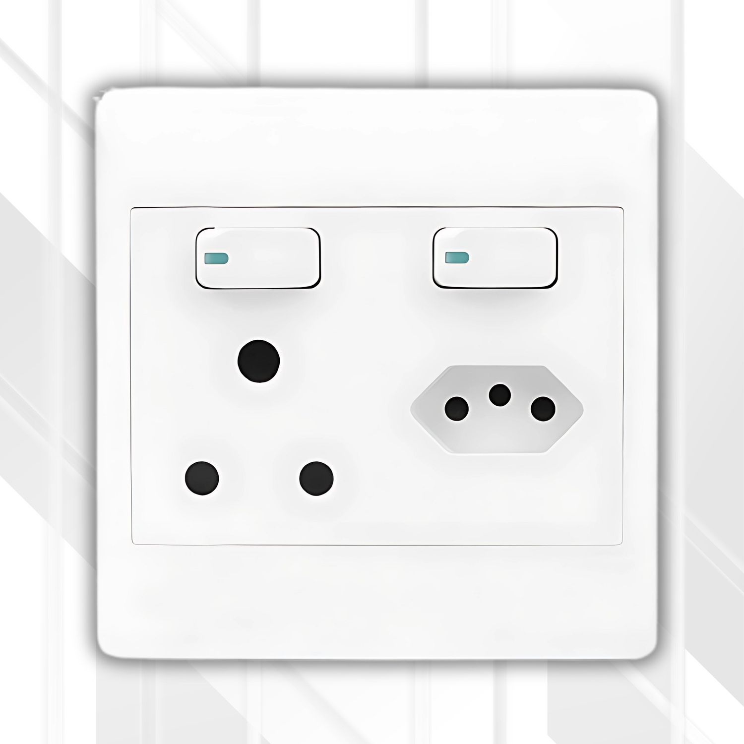 S-TEC Socket 1x16A 1xBrazil 4x4