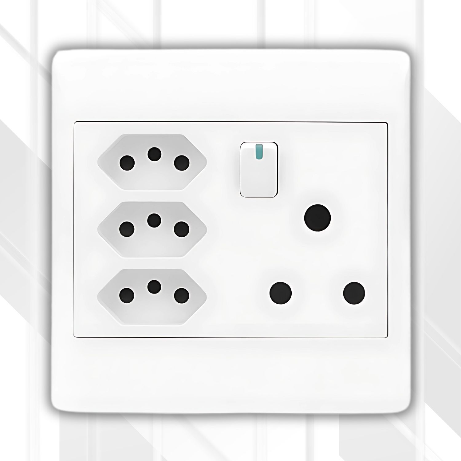 S-TEC Socket 1x16A 3xBrazil 4x4