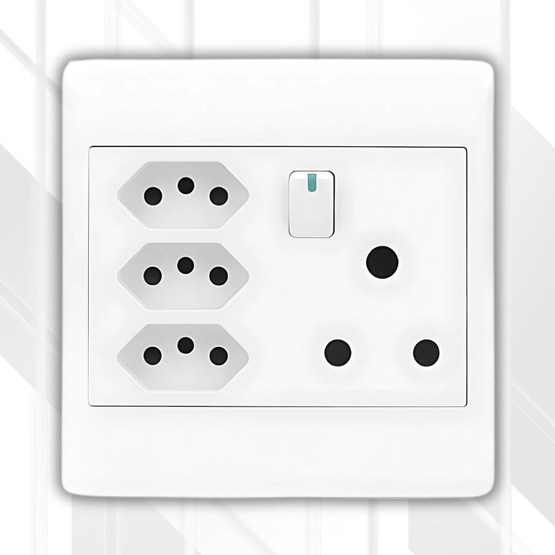 S-TEC Socket 1x16A 3xBrazil 4x4