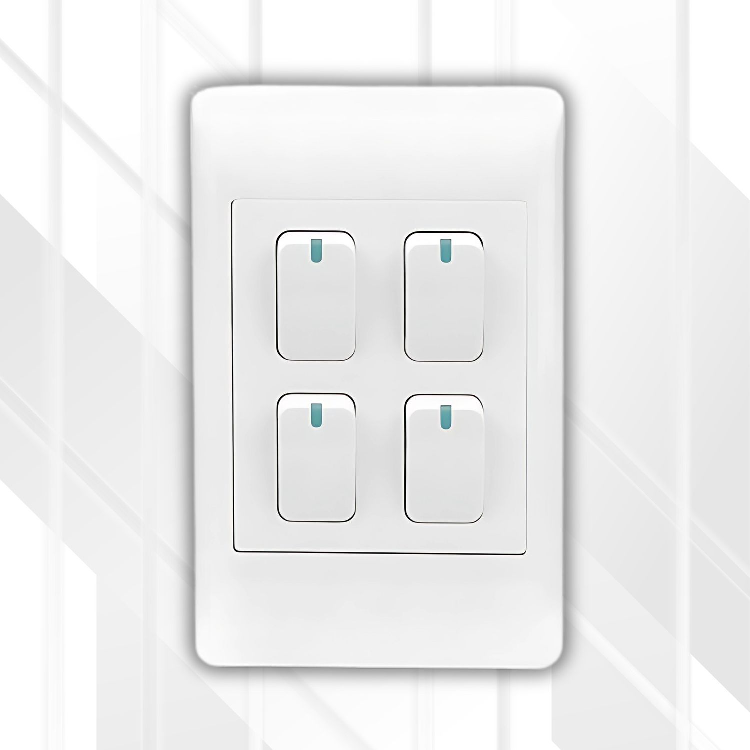 S-TEC Switch 4 Lever 1 Way 4x2