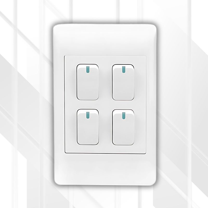 S-TEC Switch 4 Lever 1 Way 4x2