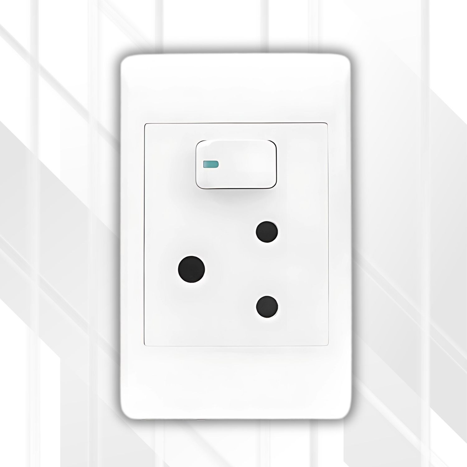 S-TEC Wall Mains Socket 1x16A 2x4