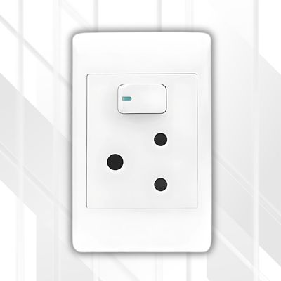 S-TEC Wall Mains Socket 1x16A 2x4