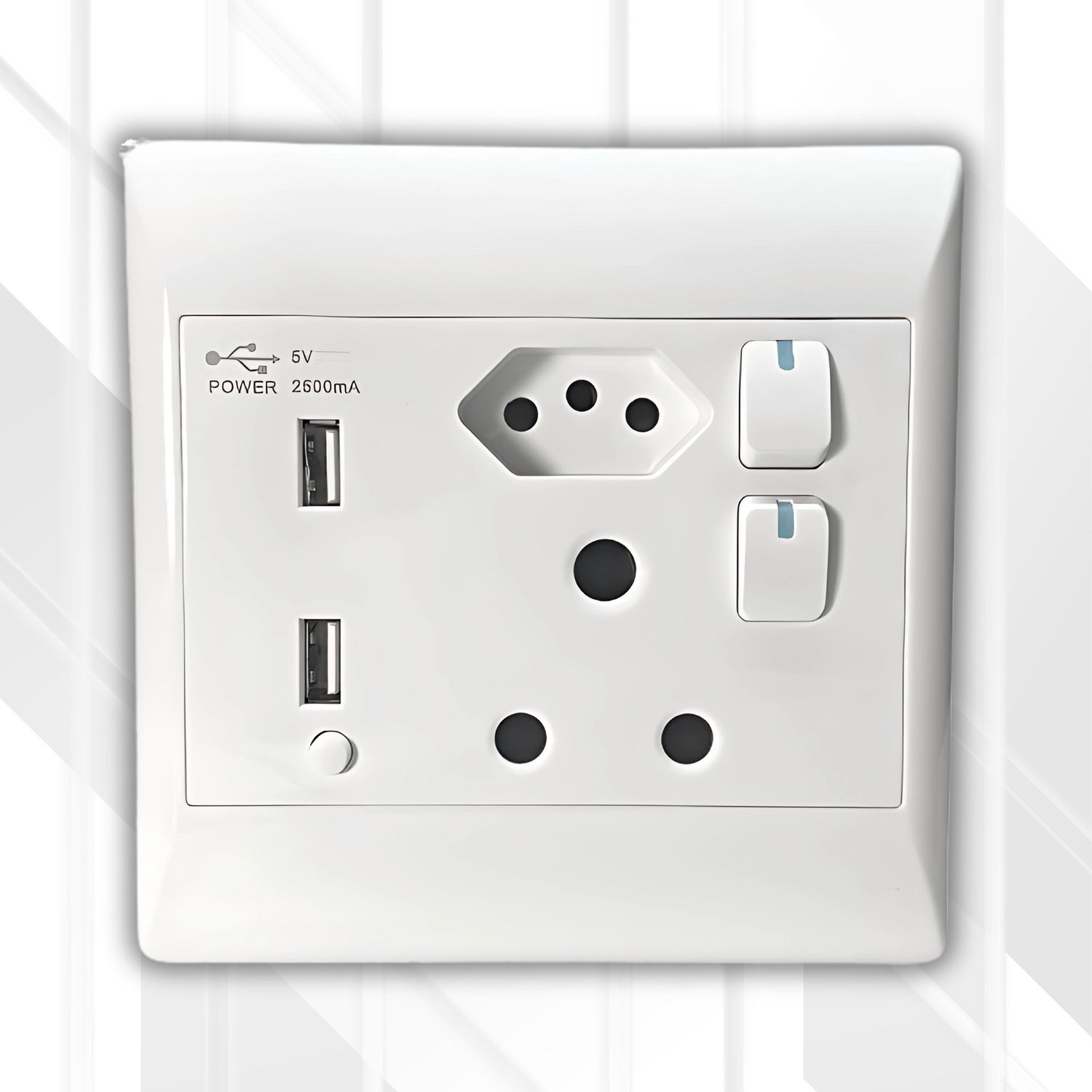 S-TEC Socket 1x16A 1xBrazil 2xUSB 4x4