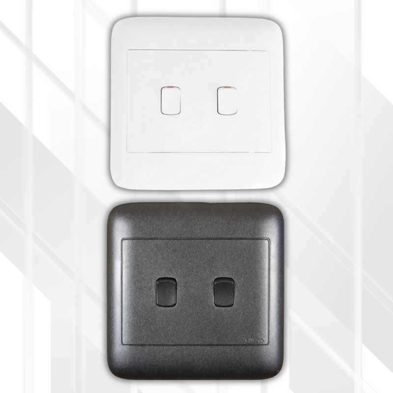 Onesto 2 Lever 1 Way Switch 4x4