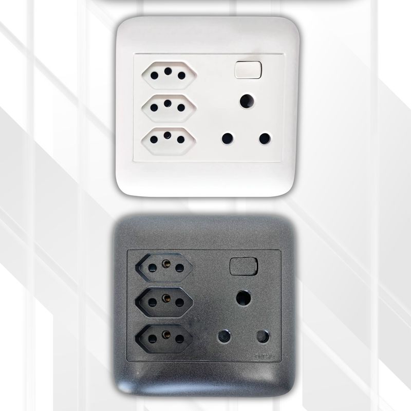 Onesto Switch Socket RSA + 3xZA Combo 4x4