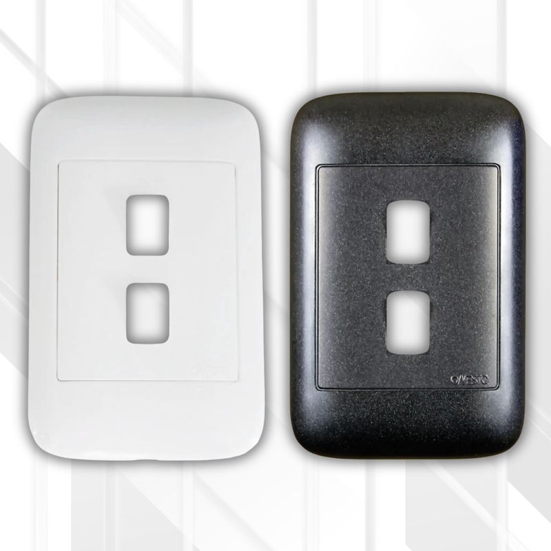 Onesto 2 Lever Grid Plate Only 4x2