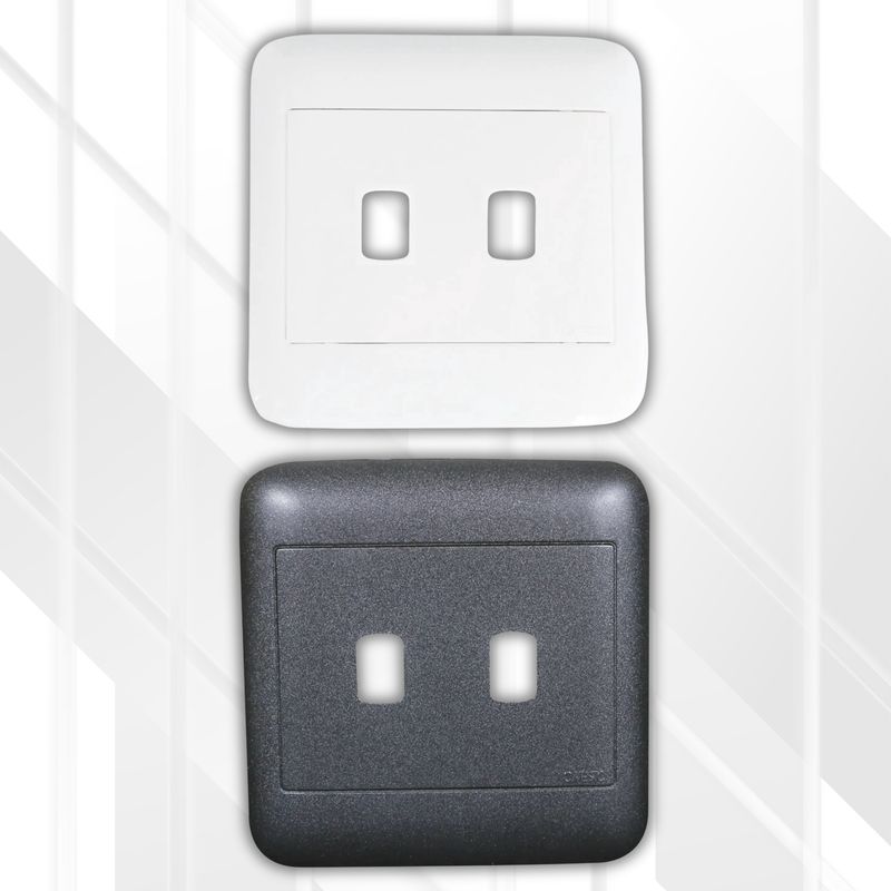 Onesto 2 Lever Grid Plate Only 4x4