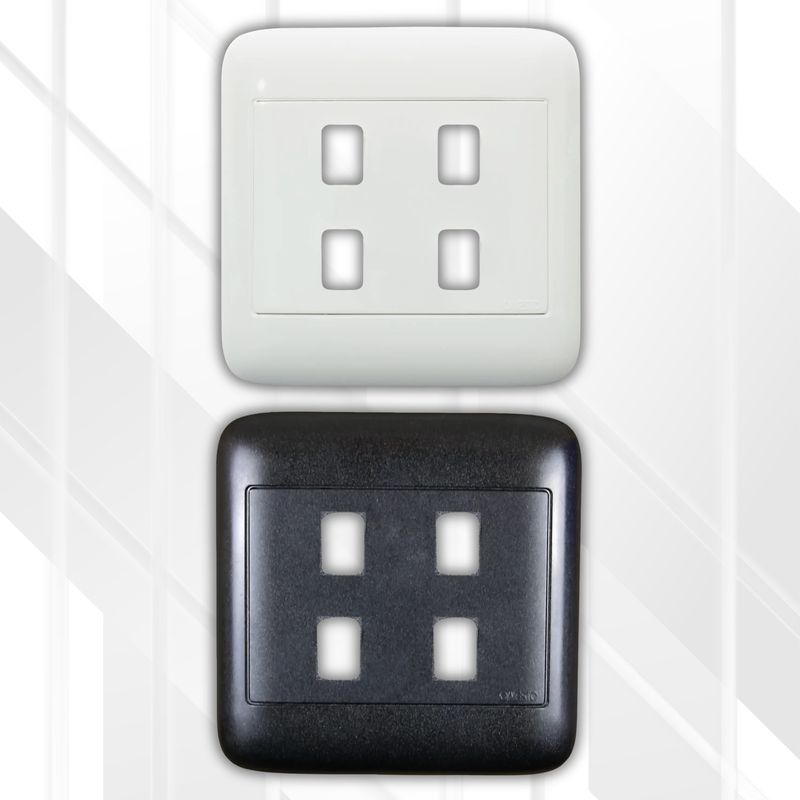 Onesto 4 Lever Grid Plate Only 4x4