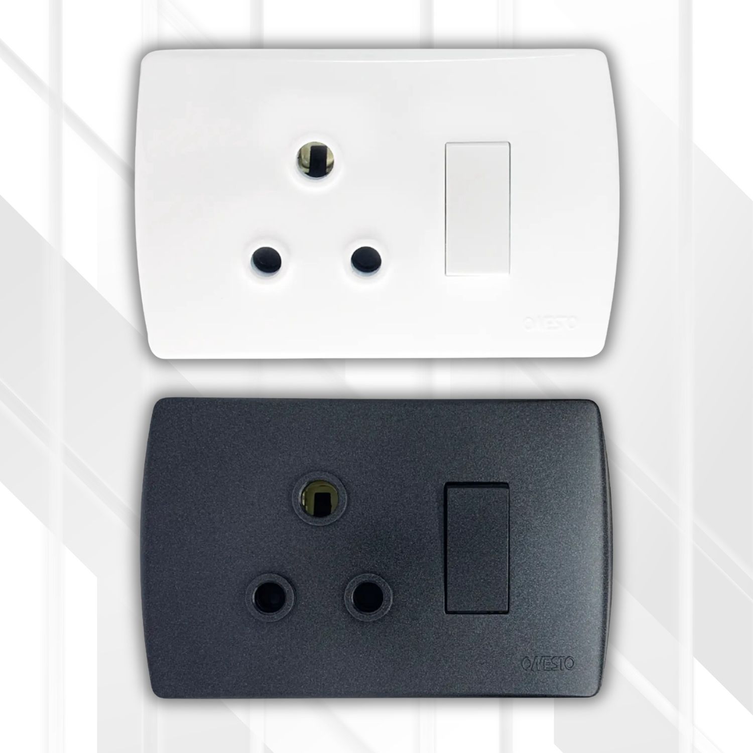 Trinity RSA Switched Socket Horizontal 4X2