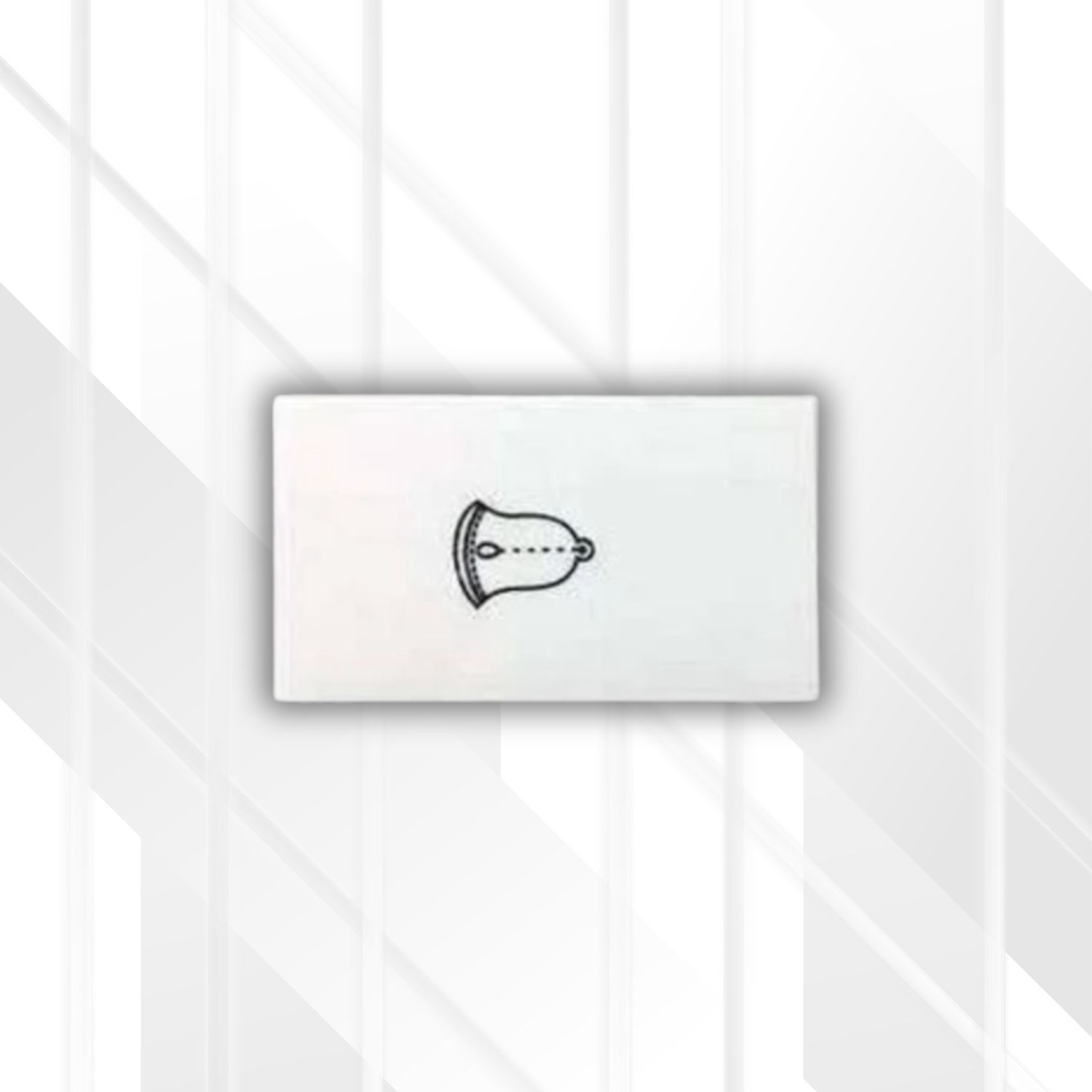 Trinity 16A Bell Press Switch Module, Colour: White