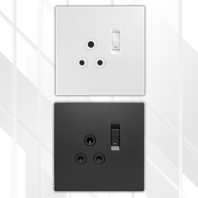 Crabtree TOPAZ Single Switched Socket 4x4 Crabtree TOPAZ Single Switched Socket 4x4