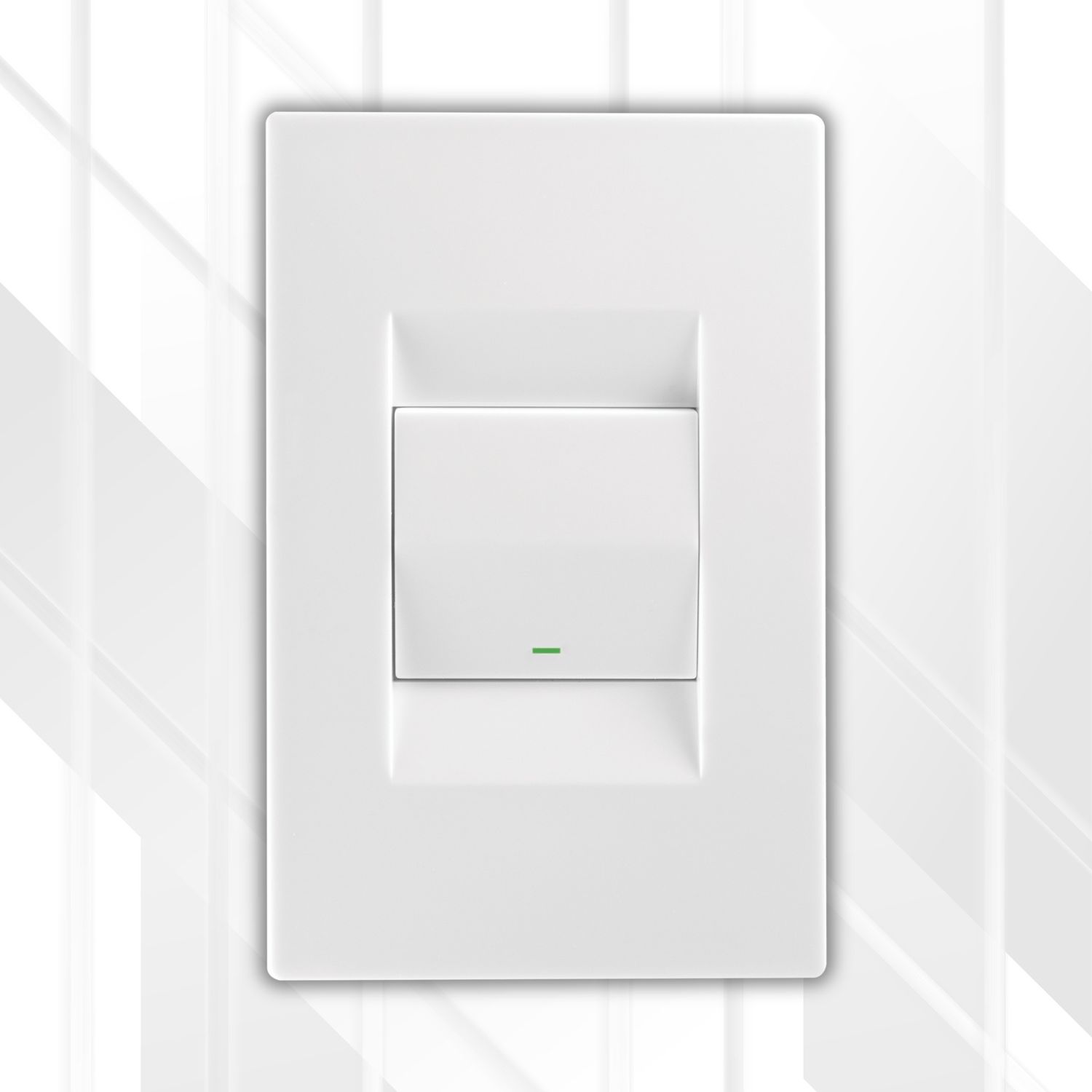 Crabtree TOPAZ 1 Lever 2 Way Switch 4x2, Colour: White