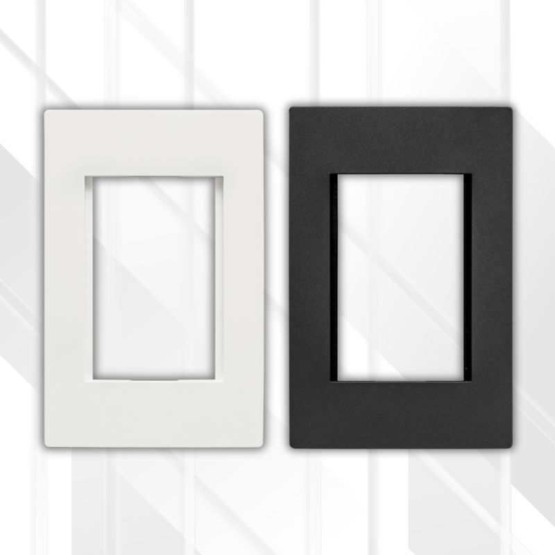 Crabtree TOPAZ Grid 3 Mod Cover + Yoke 2x4