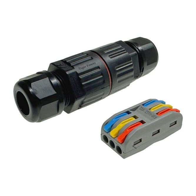 S&amp;B IP68 3Way Connector (0.8-4mm)