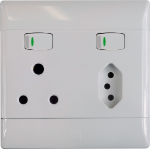 CBi SA/Euro Socket 4X4 White