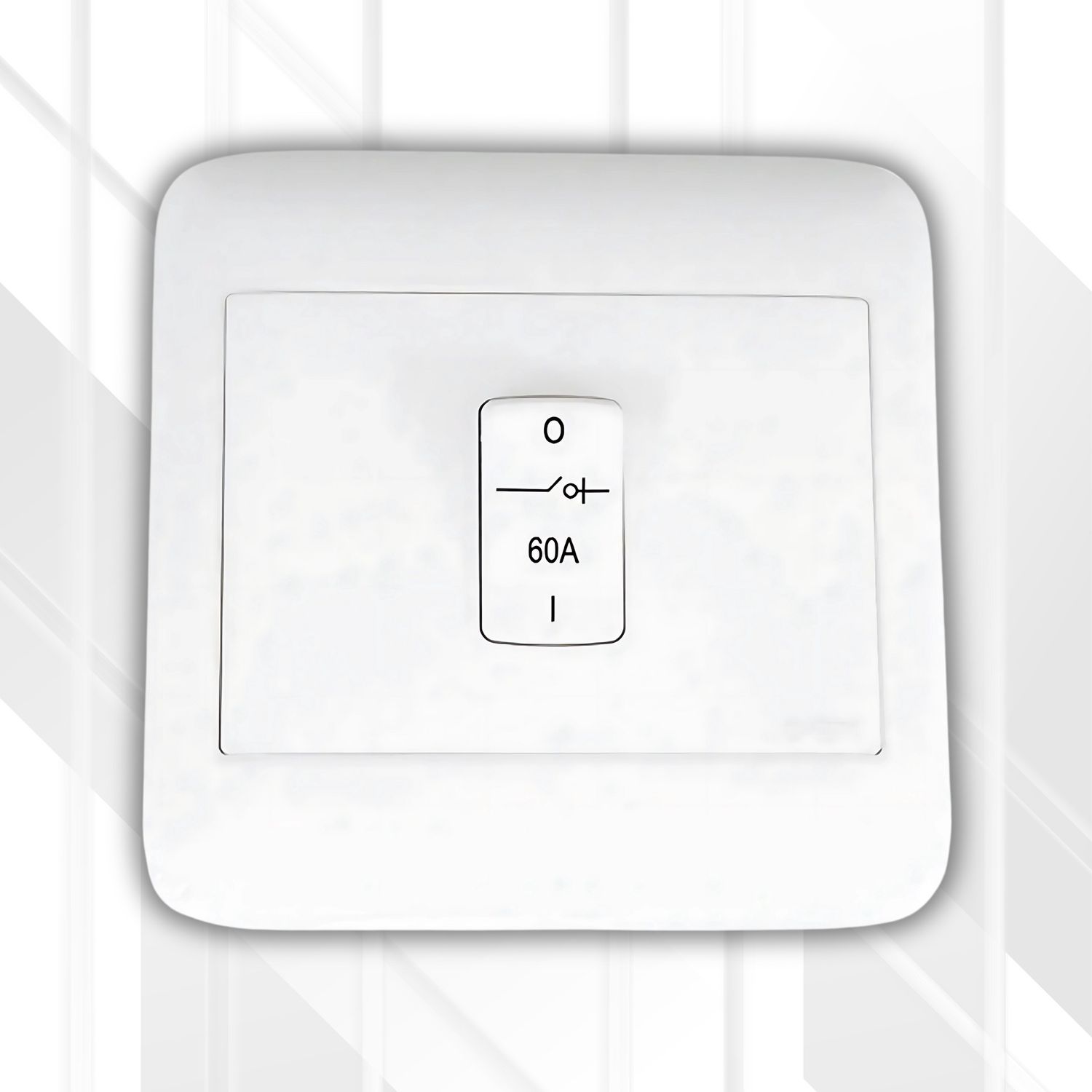 Onesto 60A 2P 4x4 Isolator, Colour: White