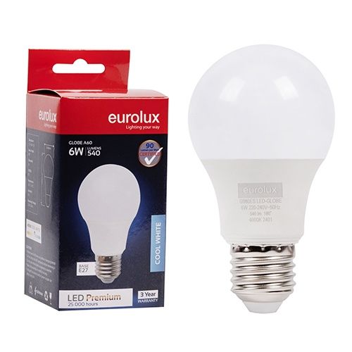 A60 Premium 6w LED E27 4000K N - G980ES