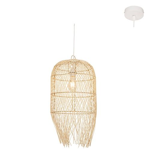 Analia-B Pendant Nature Woven Rattan E27 1x60w - P1287N