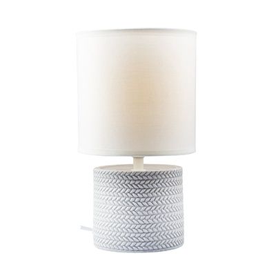 Valencia Table Lamp Grey E27 1x40w - T647GY